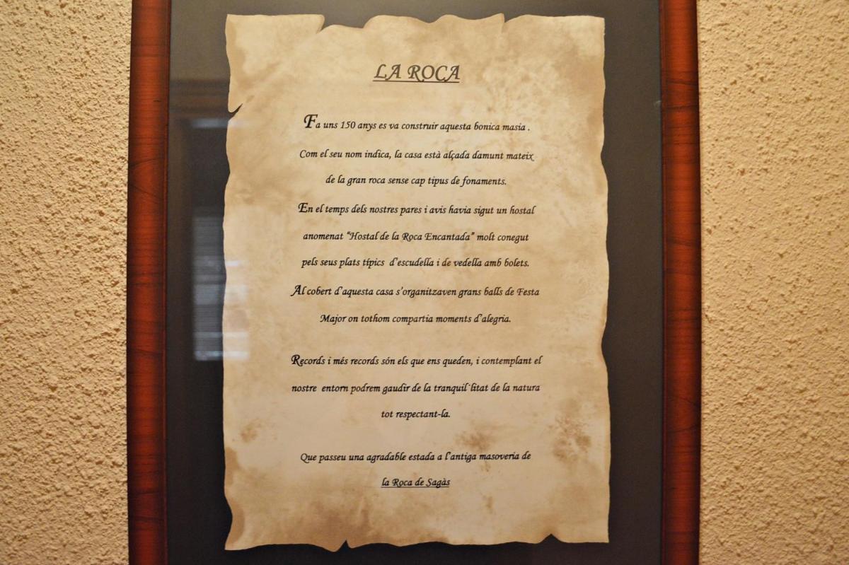Masoveria La Roca Sagàs Kültér fotó